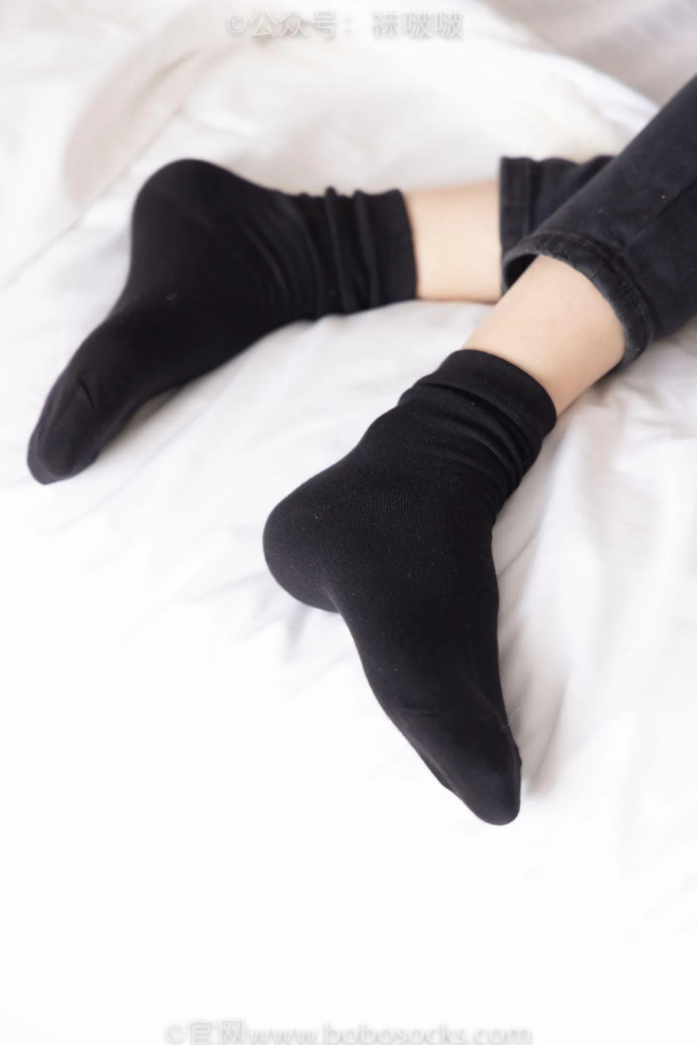 [BoBoSocks袜啵啵]NO.055 稚予-斯凯奇运动鞋、白棉袜、黑棉袜 [139P]插图8